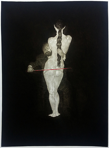 Red Note - Etching by Don Magno