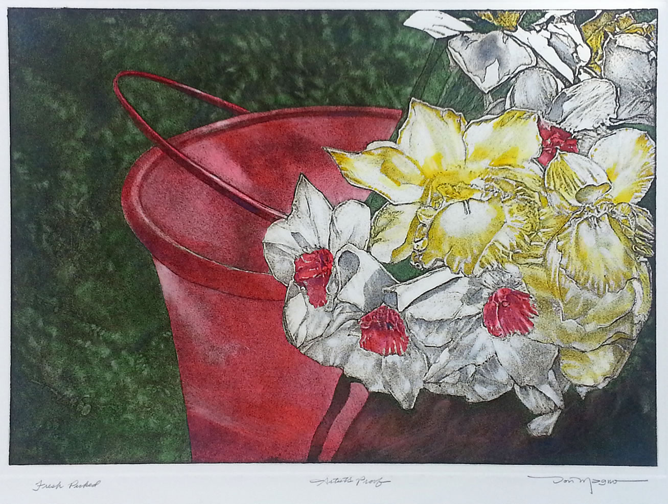 Fresh Picked Etching by Don Magno
